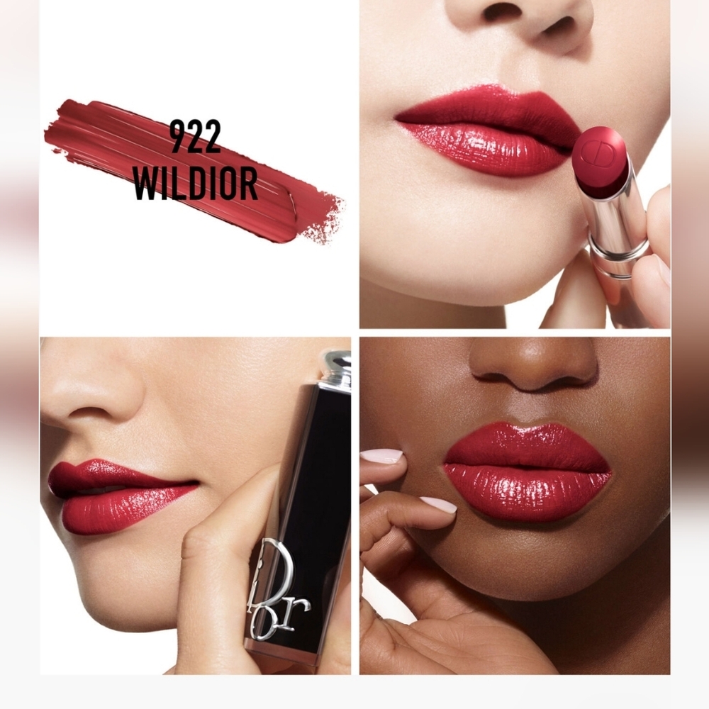 Dior Addict Hydrating Shine Lipstick 922 Wildior New Full Size Tester Unbox